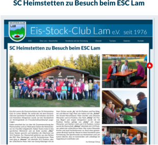 SC Heimstetten zu Besuch beim ESC Lam